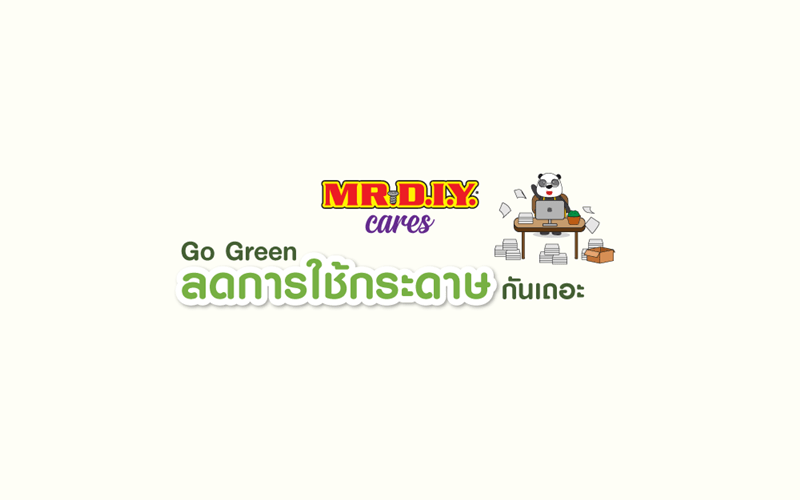 MR. DIY Cares: Go Green ไปด้วยกัน! ลดโลกร้อนง่ายๆ เริ่มต้นได้ที่ตัวเรา