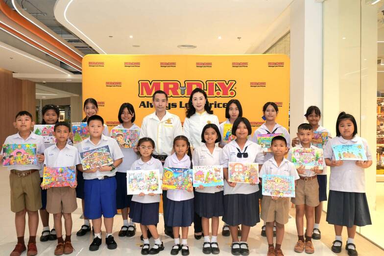 MR. D.I.Y. Supports Thai Youth Creativity with 200,000 Baht Scholarships to the Winners of the Drawing and Coloring Contest 