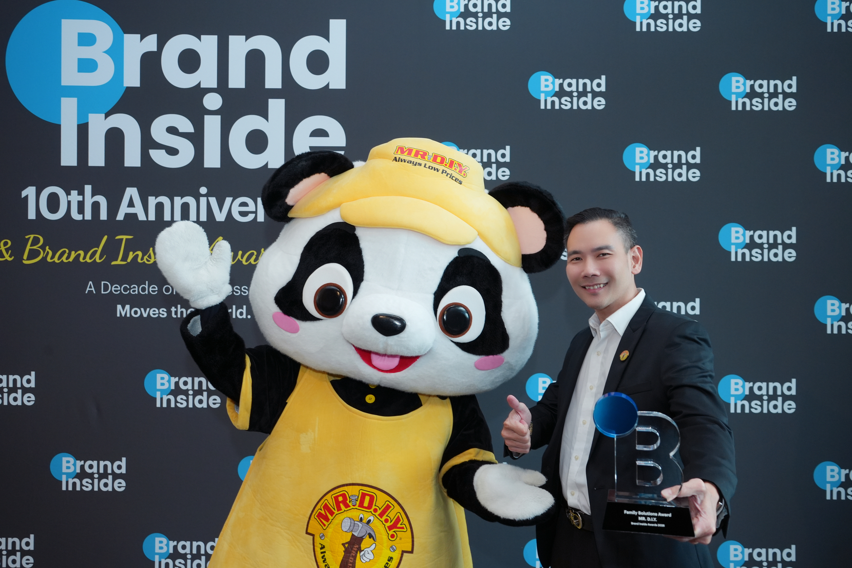 MR. D.I.Y. Wins ‘Family Solutions Award’ at Brand Inside Awards 2026, Reaffirming Its Position as Thailand’s No. 1 Family Brand for Over 10 Years