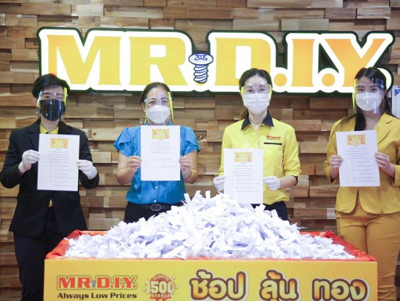 MR.DIY จัดพิธีจับรายชื่อผู้โชคดีในกิจกรรม “ช้อป ลุ้น ทอง ฉลอง 1500 สาขา ทั่วเอเชีย”