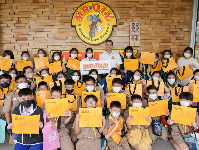 มิสเตอร์. ดี.ไอ.วาย. ร่วมสนับสนุนกิจกรรมการเรียนรู้นอกห้องเรียนของ โรงเรียนเซนต์ฟรังซีสเซเวียร์ ในกิจกรรม “DIY FOR MOM”