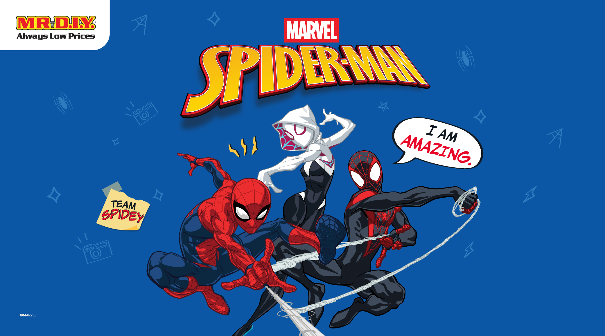  มิสเตอร์. ดี.ไอ.วาย. จัดกิจกรรม สินค้าและของสะสม MARVEL SPIDER-MAN ดีไซน์สุดเท่
